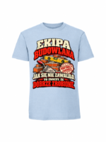 Męska koszulka z nadrukiem - Ekipa budowlana - obrazek 4