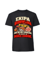 Męska koszulka z nadrukiem - Ekipa budowlana
