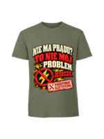Męska koszulka z nadrukiem - Nie ma prądu?