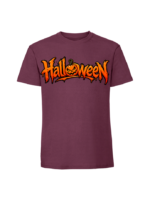 Męska koszulka z nadrukiem - Halloween Dynia - obrazek 3